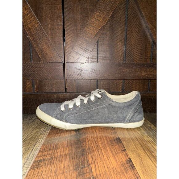 Taos Women's Star Charcoal Wash Canvas Fashion Sneakers STA-12844โ Size 8 - Picture 5 of 14